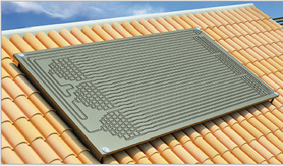 Solar heat collection plate