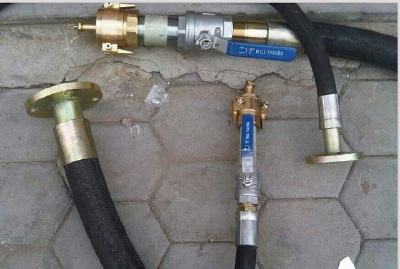 Supply of liquid ammonia feed-specific hose