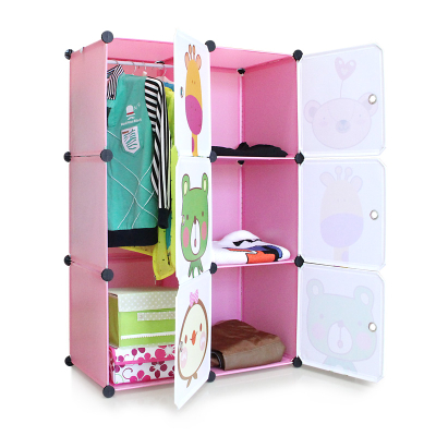 Six door storage box