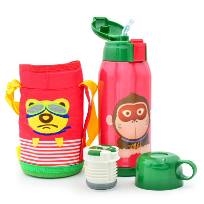 500ml children vacuum mug one mug two cover