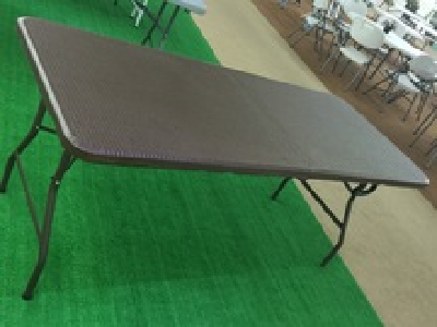 Rattan pattern 1.80folding table