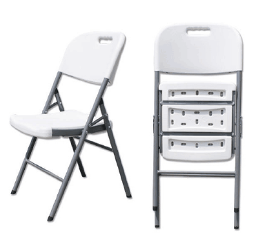 white cheap outdoor Used matal conference wedding hotel Wholesalefolding chairs