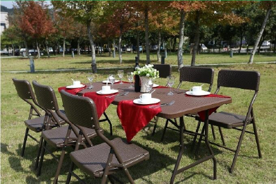 white cheap outdoor Used matal conference wedding hotel Wholesalefolding chairs