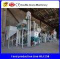 Complete animal pellet feed production line machine