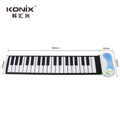 37 keys silicone roll up piano