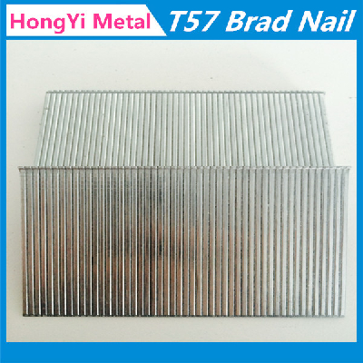 Hot Sale Standard Size T57 Brad Nail 16Gauge Pneumatic Gun Nail Sofa Nail Furniture Wood Nail