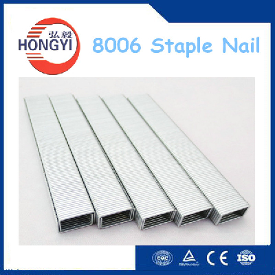 High quality 8006 Pneumatic Gun Nail 21GA Staple Pin with Competitive Price