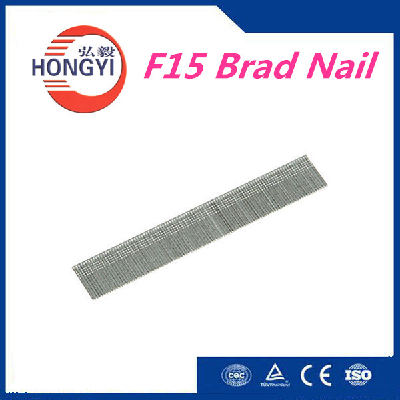 18GA Pneumatic Gun Nail F15 Galvanized Brads