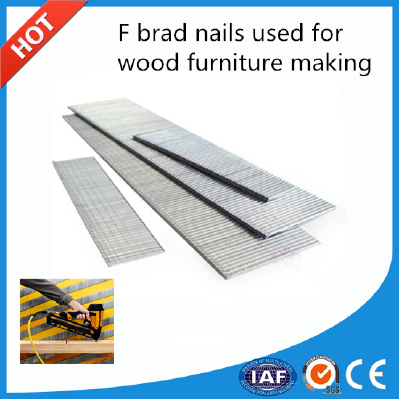 F series 18 GA galvanized decorative brad nails for air nailer