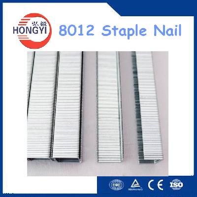 Galvanized Staple Nail 8012 Pneumatic Air Nail 21GA Upholstery Nail Wood Nail