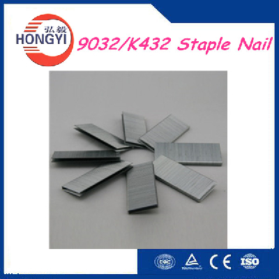 Standard Size 9032/K432 Staple Nail 18GA Pneumatic Gun Nail Galvanized Steel Nail