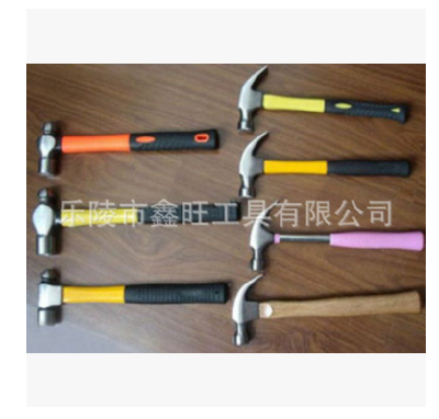 Plastic non-slip plastic bag short handle claw hammer hammer