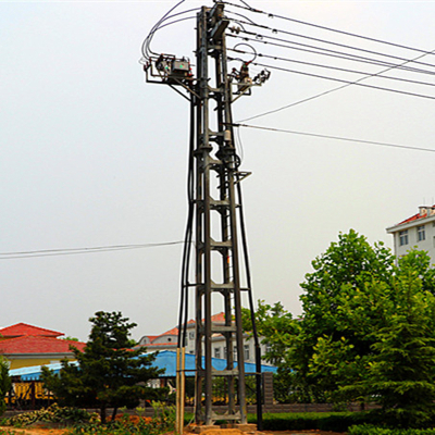 10 kV 4--Legged  Steel Pole Terminal Tower,Tubular Tower,Steel Tower,Lattice Tower,Electricity Pylon