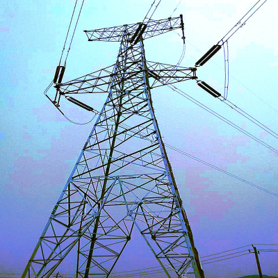 500kV Single Circuit Angle Power Transmission Steel Tower,Lattice Tower,Angular Tower,Electricity Pylon