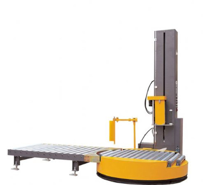 Rotary arm pallet packing machinery