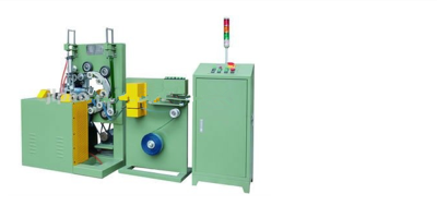 Automatic steel wire coil wrapping line