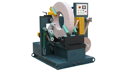 Automatic steel wire coil wrapping line