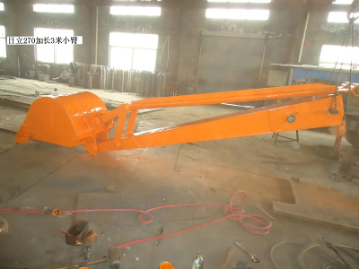 Excavator extended arm