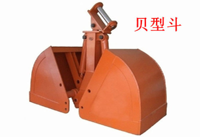 Shell type excavator bucket