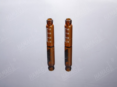 4ml HPLC autosampler vials thread 13-425 Screw-thread glass samplevialswith Caps and Septa