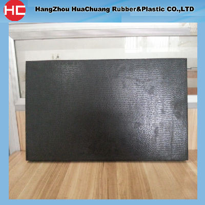 EPDM rubber sheet for air conditioner outdoor equipment size500x250x25mm rubber anti-vibration sheet damper rubber tile