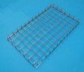 Wire chrome grille member
