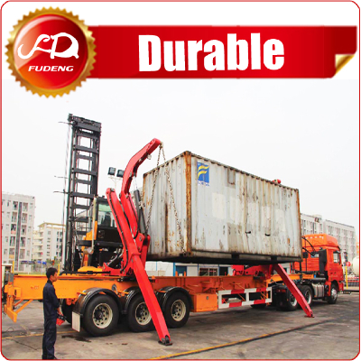 2016 new chinese export 20ft 40ft box side loader /3 axle 20ftcontainerside loading trailer for sale