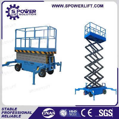 High aerial working mobile small aerial lifts platform