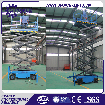 Best price 9M small mobile scissor lift platform