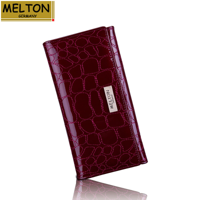  new fashion leather patent womenwallet purse