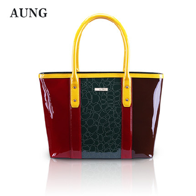 Europe famous design ladies handbag tote genuine leather handbag for women