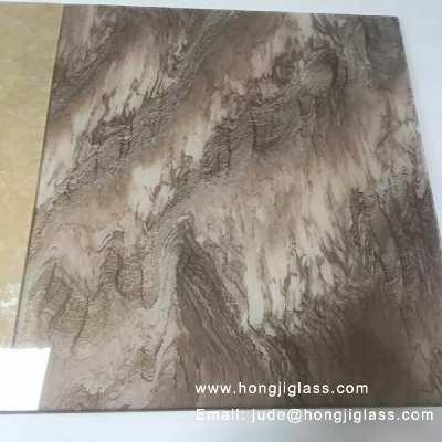 various pattern marble glass decorative curtain wall glass