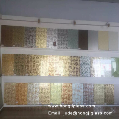 Wired glass curtain wall decorative glass laminated