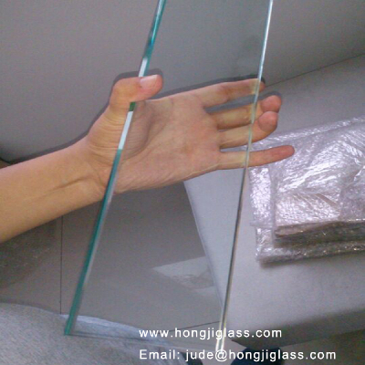 8mm clear float glass shelf tempered glass with polished edge