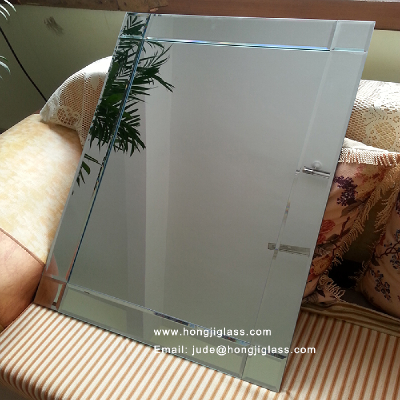 Big size hotel decorative mirror 5mm aluminum mirror with protect film