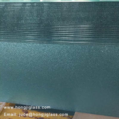 Pattern embossed glass window or door untransparent glass