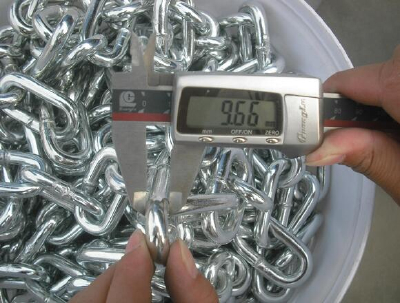 Central British standard chains painted galvanized chain lifting chain