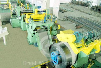 Thin sheet slitting line