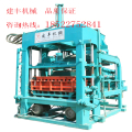 Free burning brick, concrete brick machine