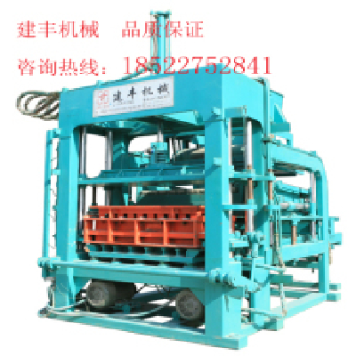 Free burning brick, concrete brick machine