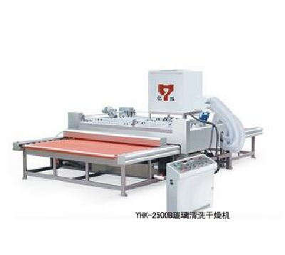 Glass washing and drying machine