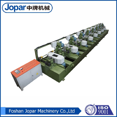 Fast pipe buffing machine for surface polishing stainless steel pipe