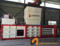 Waste paper packing machine