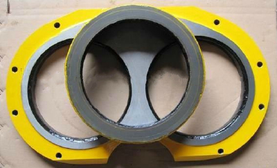 concrete pump parts wear plate and cutting ring