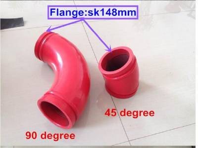 PM/Schwing DN125 Concrete Pump Delivery Pipe Elbow