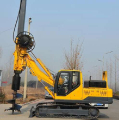 Crawler type rotary drilling rig