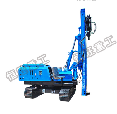  360 degree rotatable 6M hydraulic hammer piling machine