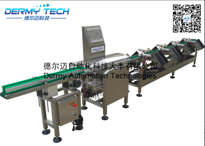 DEM005 full automatic nine stage weight sorting production line