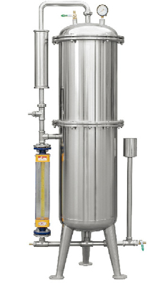 CO2 carbonation tank activated carbon filter