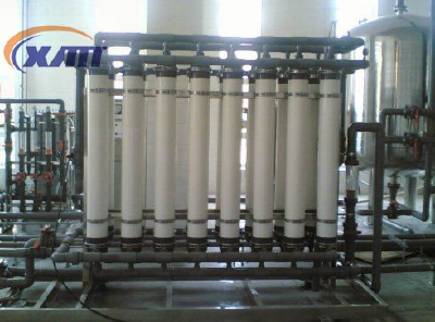 Hollow fiber filter for mineral water plant